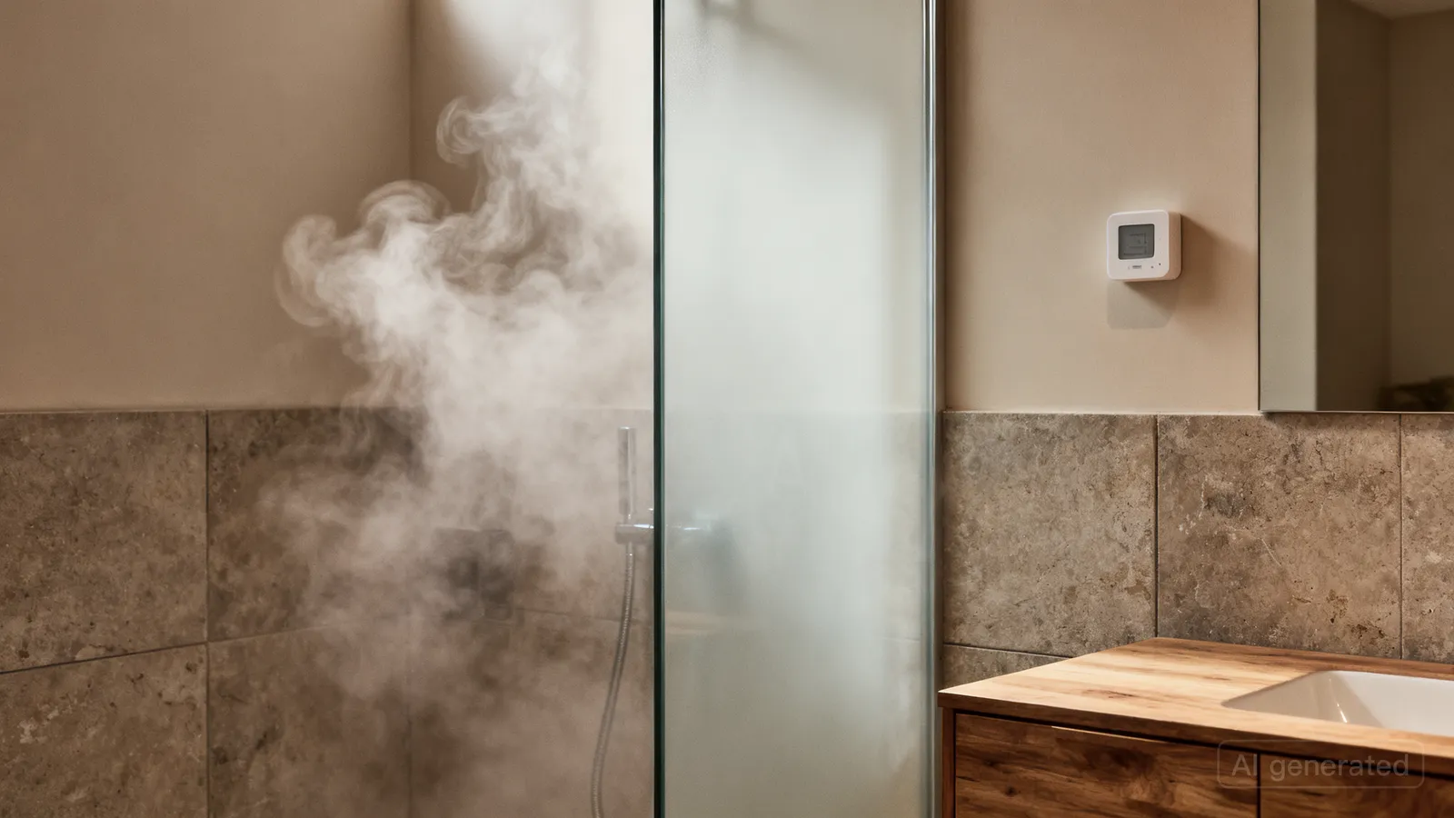 Baño inteligente: humedad, ventilación y fugas