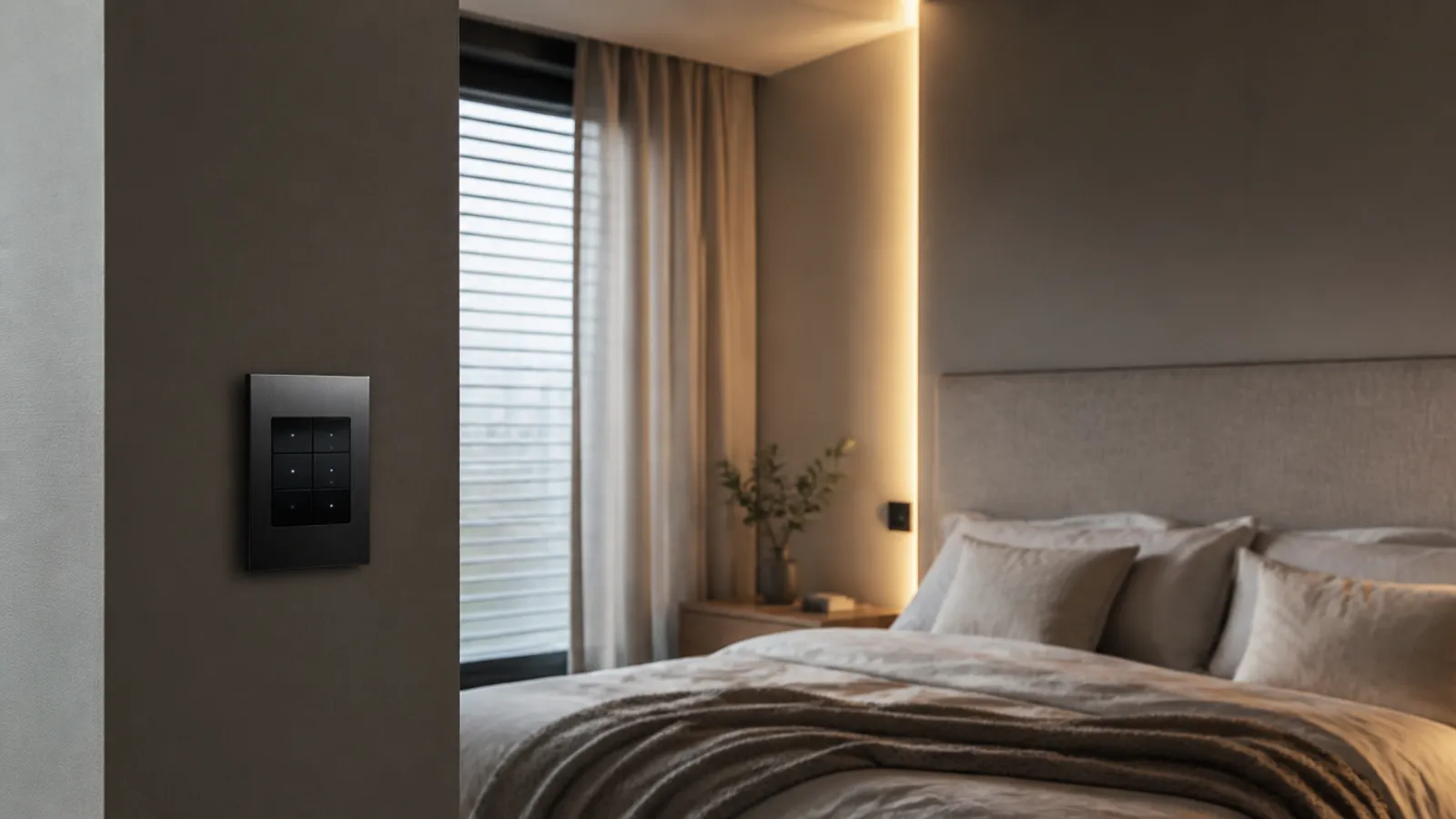 Domótica en el dormitorio: confort sin ruido visual